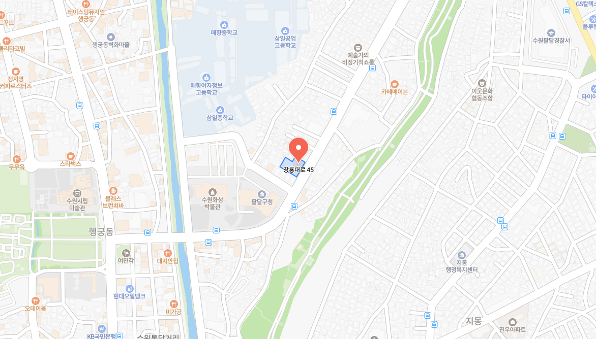 오시는 길 지도